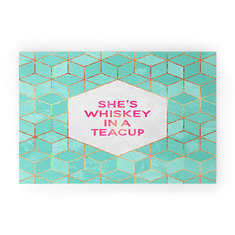 Elisabeth Fredriksson Whiskey In A Teacup Welcome Mat