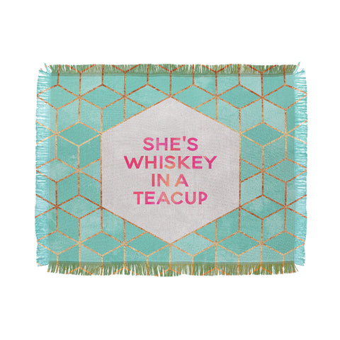 Elisabeth Fredriksson Whiskey In A Teacup Throw Blanket