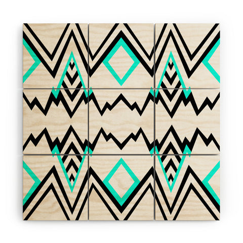 Elisabeth Fredriksson Wicked Valley Pattern 1 Wood Wall Mural