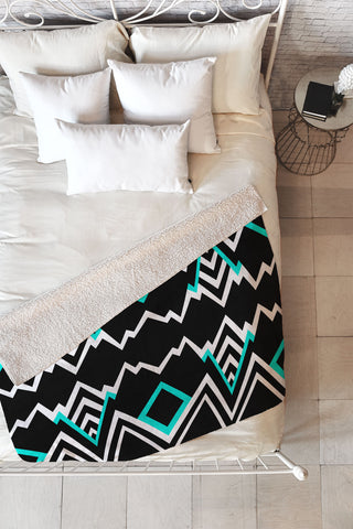 Elisabeth Fredriksson Wicked Valley Pattern 2 Fleece Throw Blanket