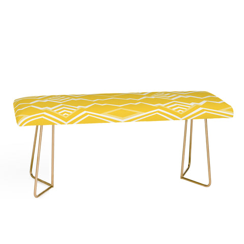 Elisabeth Fredriksson Wicked Valley Pattern Yellow Bench