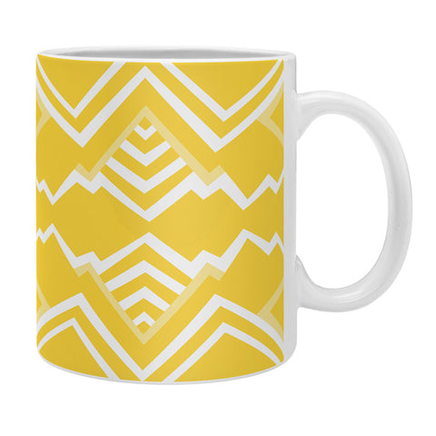 Elisabeth Fredriksson Wicked Valley Pattern Yellow Coffee Mug