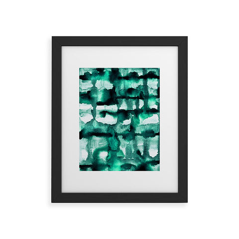 Elisabeth Fredriksson Wild Sea Watercolor Framed Art Print