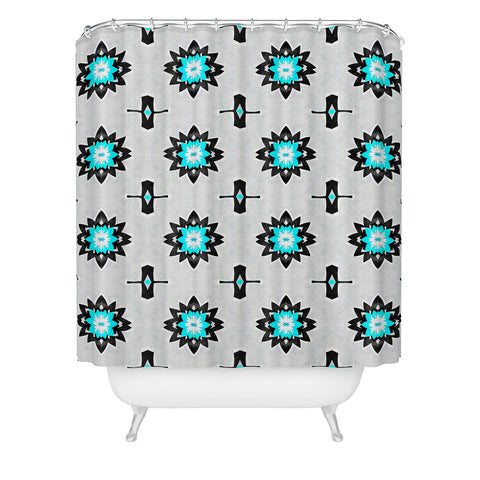 Elisabeth Fredriksson Wonderland Flowers Shower Curtain