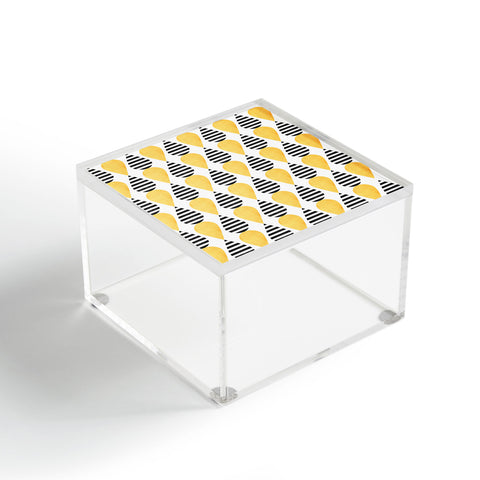 Elisabeth Fredriksson Yellow Drops Acrylic Box
