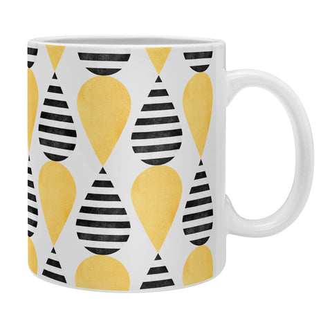 Elisabeth Fredriksson Yellow Drops Coffee Mug