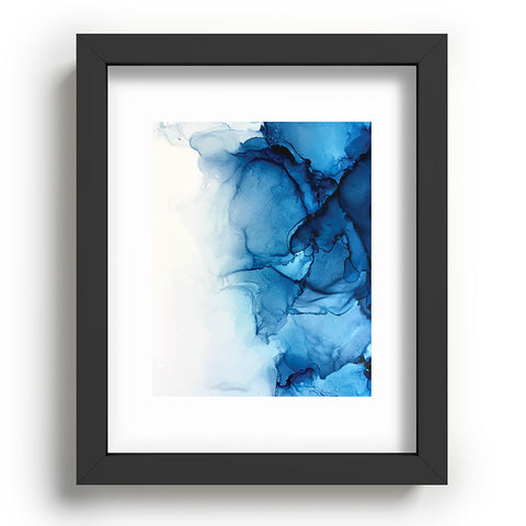 Elizabeth Karlson Blue Tides Abstract Recessed Framing Rectangle