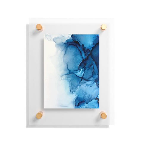 Elizabeth Karlson Blue Tides Abstract Floating Acrylic Print