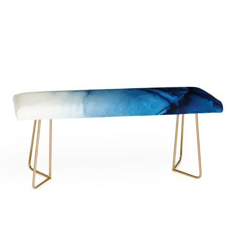 Elizabeth Karlson Blue Tides Abstract Bench