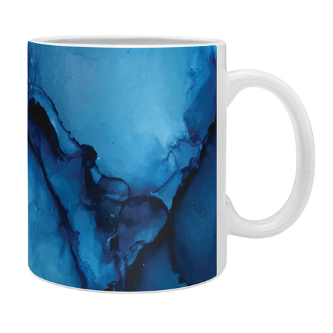 Elizabeth Karlson Blue Tides Abstract Coffee Mug