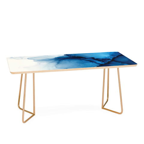 Elizabeth Karlson Blue Tides Abstract Coffee Table