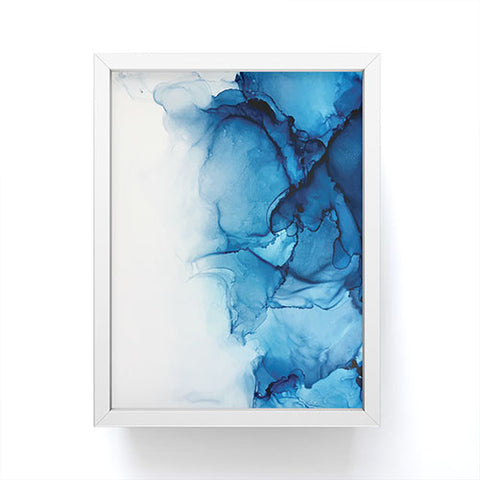 Elizabeth Karlson Blue Tides Abstract Framed Mini Art Print