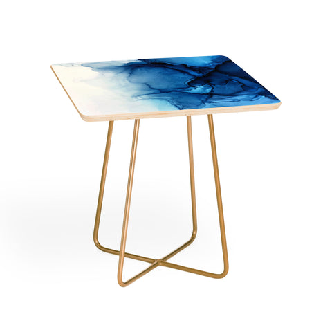 Elizabeth Karlson Blue Tides Abstract Side Table