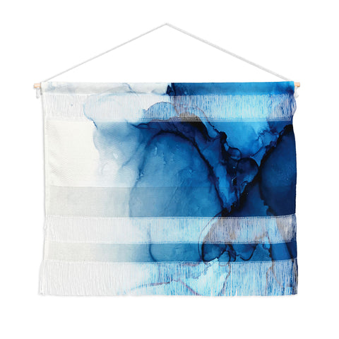 Elizabeth Karlson Blue Tides Abstract Wall Hanging Landscape