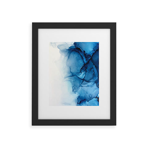 Elizabeth Karlson Blue Tides Abstract Framed Art Print