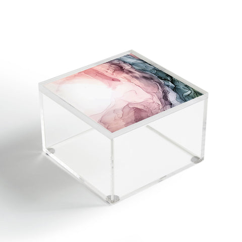 Elizabeth Karlson Blush Blue Dream Abstract Acrylic Box