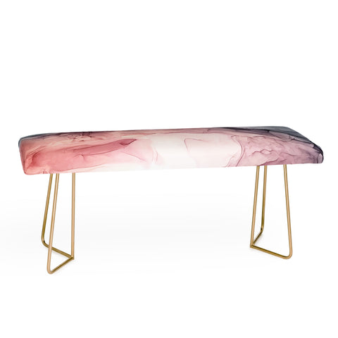 Elizabeth Karlson Blush Blue Dream Abstract Bench