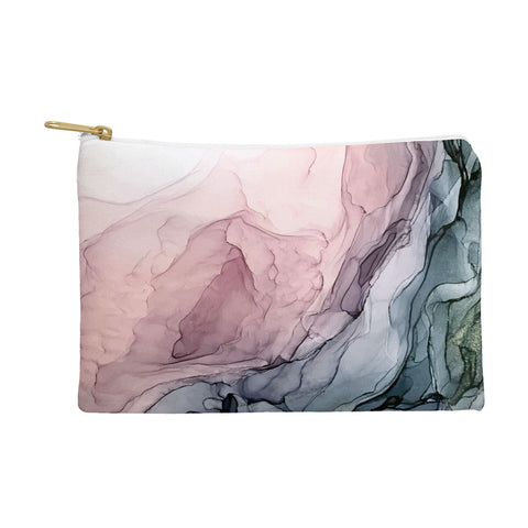 Elizabeth Karlson Blush Blue Dream Abstract Pouch