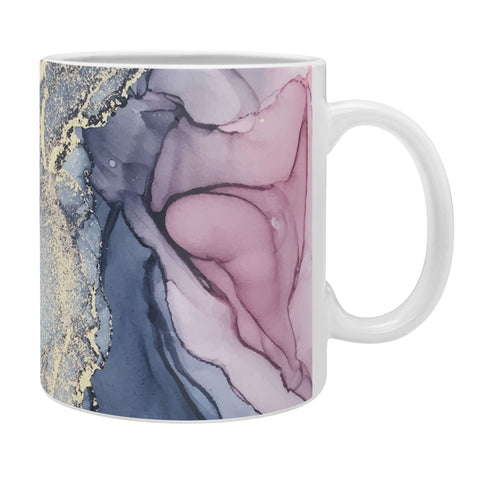 Elizabeth Karlson Blush Paynes Gray Gold Coffee Mug