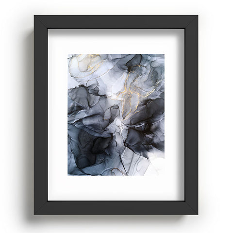 Elizabeth Karlson Calm but Dramatic Abstract Recessed Framing Rectangle