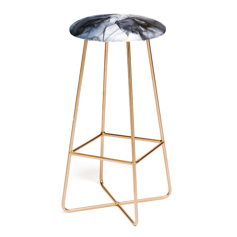 Elizabeth Karlson Calm but Dramatic Abstract Bar Stool