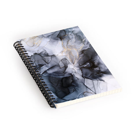 Elizabeth Karlson Calm but Dramatic Abstract Spiral Notebook