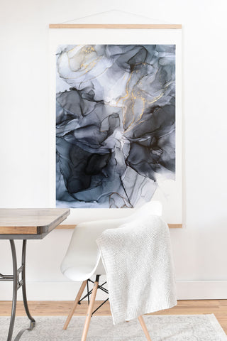 Elizabeth Karlson Calm but Dramatic Light Monoch Art Print And Hanger