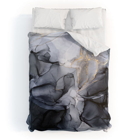 Elizabeth Karlson Calm but Dramatic Light Monoch Duvet Cover