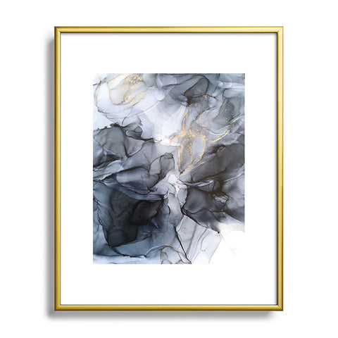 Elizabeth Karlson Calm but Dramatic Light Monoch Metal Framed Art Print