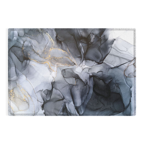 Elizabeth Karlson Calm but Dramatic Light Monoch Outdoor Rug