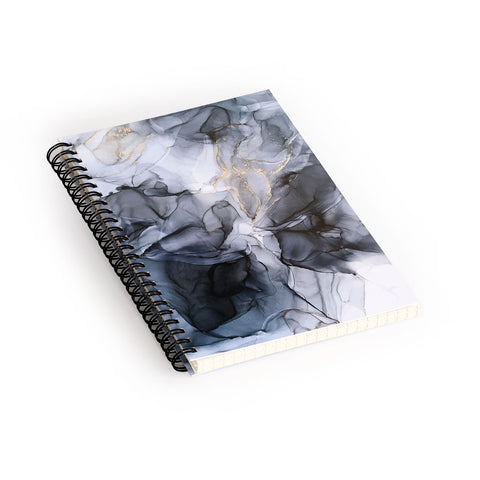 Elizabeth Karlson Calm but Dramatic Light Monoch Spiral Notebook