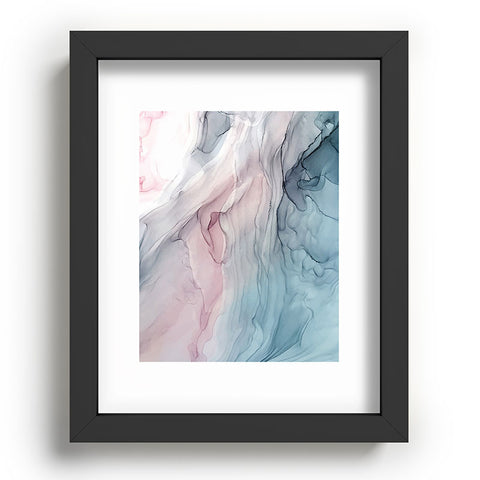 Elizabeth Karlson Calming Pastel Flow Recessed Framing Rectangle