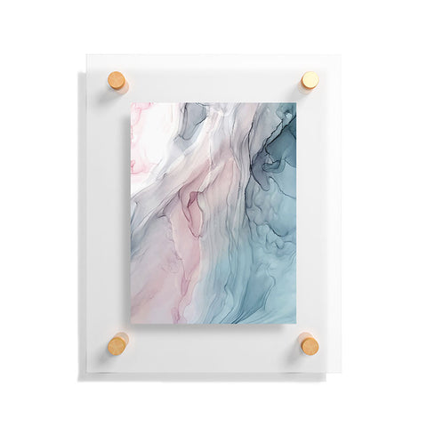 Elizabeth Karlson Calming Pastel Flow Floating Acrylic Print