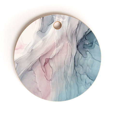 Elizabeth Karlson Calming Pastel Flow Cutting Board Round
