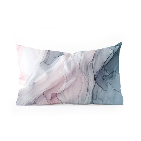 Elizabeth Karlson Calming Pastel Flow Oblong Throw Pillow
