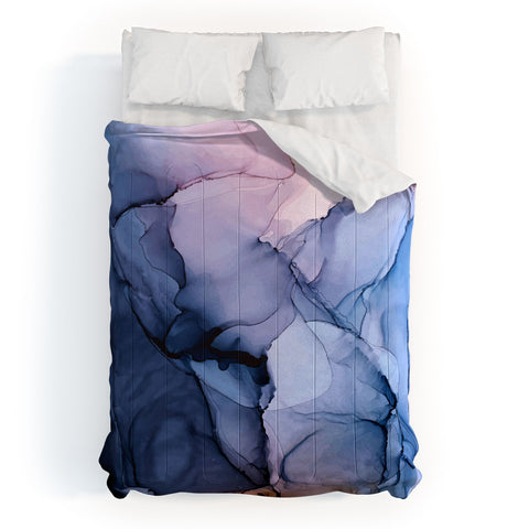 Elizabeth Karlson Captivating 1 Alcohol Ink Painting Comforter