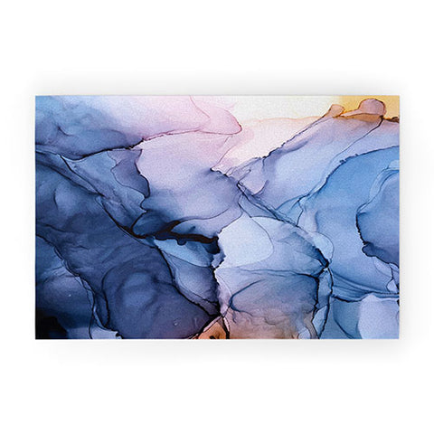 Elizabeth Karlson Captivating 1 Alcohol Ink Painting Welcome Mat