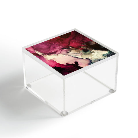 Elizabeth Karlson Dark Inks Abstract Acrylic Box