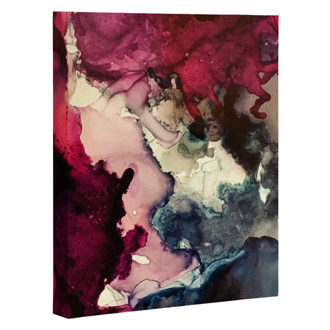 Elizabeth Karlson Dark Inks Abstract Art Canvas
