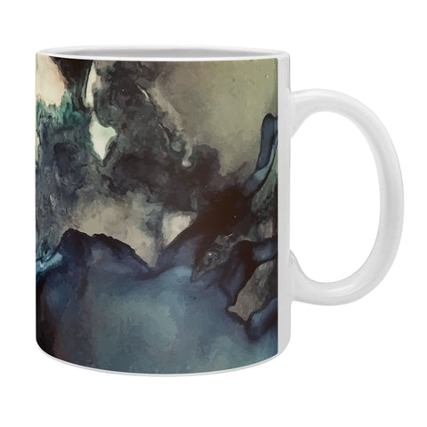 Elizabeth Karlson Dark Inks Abstract Coffee Mug