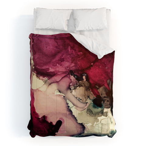 Elizabeth Karlson Dark Inks Abstract Comforter