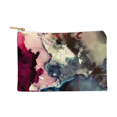 Elizabeth Karlson Dark Inks Abstract Pouch