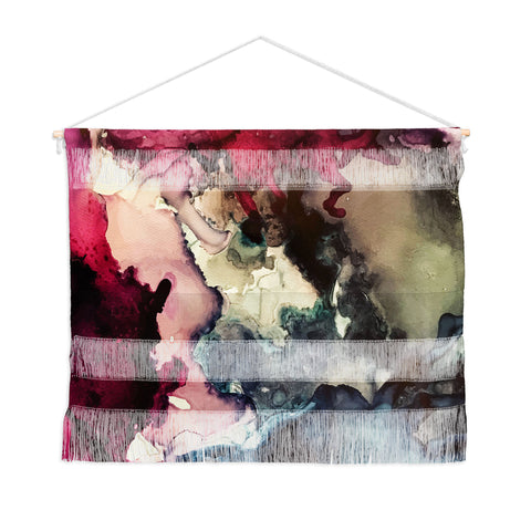 Elizabeth Karlson Dark Inks Abstract Wall Hanging Landscape