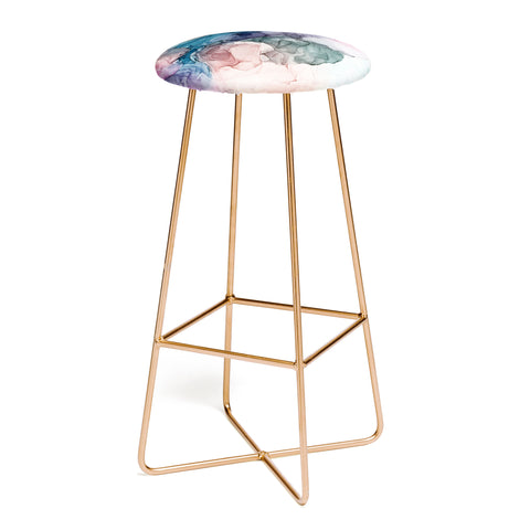 Elizabeth Karlson Heavenly Pastel Abstracts 2 Bar Stool