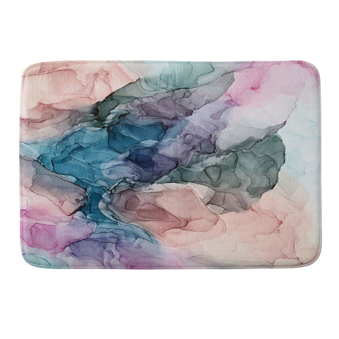 Elizabeth Karlson Heavenly Pastel Abstracts 2 Memory Foam Bath Mat