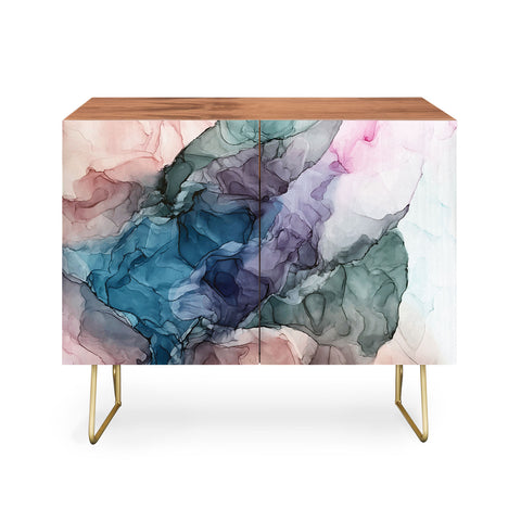 Elizabeth Karlson Heavenly Pastel Abstracts 2 Credenza
