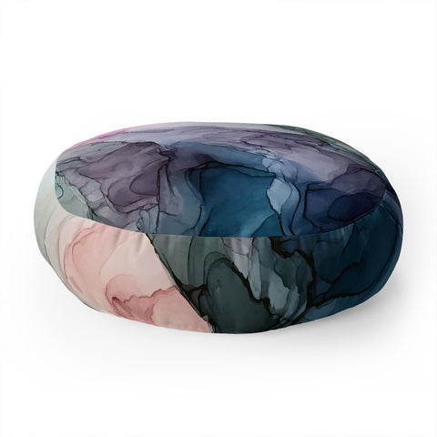 Elizabeth Karlson Heavenly Pastel Abstracts 2 Floor Pillow Round