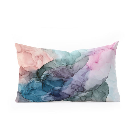 Elizabeth Karlson Heavenly Pastel Abstracts 2 Oblong Throw Pillow