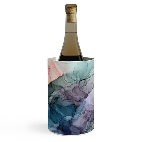 Elizabeth Karlson Heavenly Pastel Abstracts 2 Wine Chiller