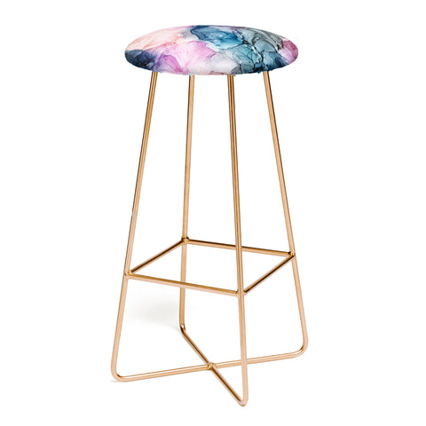 Elizabeth Karlson Heavenly Pastels Abstract 1 Bar Stool